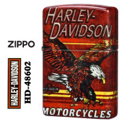 zippo(ジッポーライター)ハーレーダビッドソン Harley-Davidson HARLEY 白頭鷲 5面加工 プリント HD-48602 画像