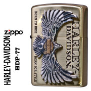 zippo (ジッポー) ハーレーダビッドソン　BSイブシ　銀イブシ＋ゴールドコンビメタル貼り　2022モデル HDP-77  メンズ カッコイイ　ギフト プレゼント　送料無料 【ネコポス可】