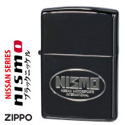 zippo(ジッポーライター)NISUMO　旧ロゴ　日産シリーズ　ブラックニッケル　NISSAN　BK　エッチング　おしゃれ　かっこいい メンズ　ギフト プレゼント　送料無料　【ネコポス可】