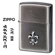 ZIPPO/ユーズドメタル NiB ユリ スピニングブラッシュ ユリ（リリー）メタル貼り　USD-YURI画像