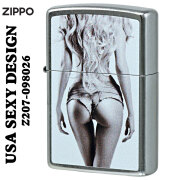 zippo (ジッポーライター)SEXY ZIPPO セクシーガール Z207-098026オイルライター  おしゃれ クール アメリカ レディー 女性 かっこいい メンズ ギフト プレゼント【ネコポス可】