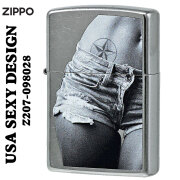 zippo (ジッポーライター)SEXY ZIPPO セクシーガール Z207-098028オイルライター  おしゃれ クール アメリカ レディー 女性 かっこいい メンズ ギフト プレゼント【ネコポス可】
