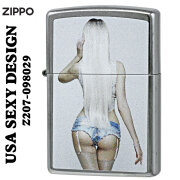 zippo(ジッポーライター)SEXY ZIPPO　セクシーガール　Z207-098029　オイルライター  おしゃれ クール アメリカ レディー 女性　かっこいい メンズ　ギフト プレゼント【ネコポス可】
