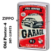 zippo(ジッポーライター) Old Poster-4 プリント加工 ストリートクローム Z207-119573画像