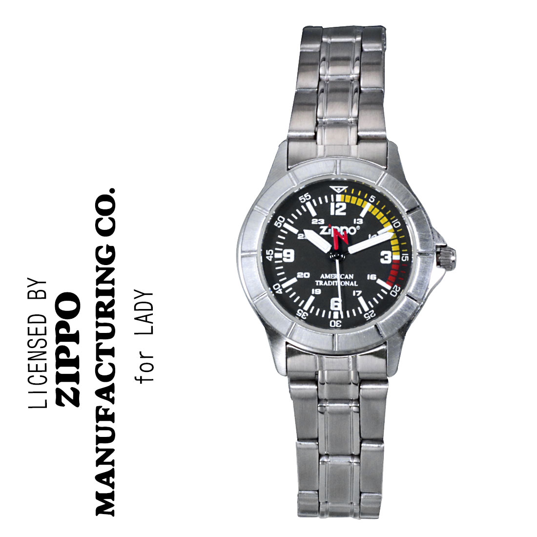 激レア 腕時計レディース ジッポー ZIPPO社公式ライセンス 腕時計 ZIPPOロゴ入り  PAS-2-S 画像