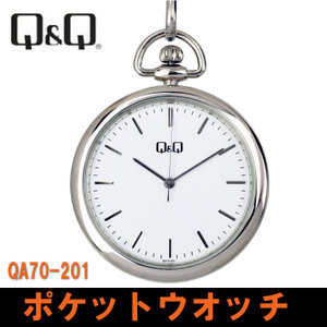 シチズン Q&Q 懐中時計 ポケットウォッチ シチズンQQ QA70-201画像