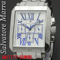 腕時計メンズ サルバトーレマーラ 角型SM17117-SSWHBL画像