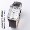 腕時計 メンズ Salvatore Marra サルバトーレマーラ レクタンギュラー(スクエア)ケース SM21101-SSWH画像