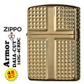ZIPPO/ARMOR アーマー　鎧　ダイヤカット 4面彫刻　＃162ゴールドメッキ加工 162G-4CRDC画像