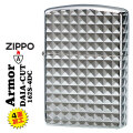ZIPPO/ARMOR アーマー　鎧　ダイヤカット 4面彫刻　＃162 シルバーメッキ加工 162S-4DC画像