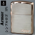 zippo(ジッポーライター)アーマー シンプル ロゴ ZIPPOロゴ入り ピンクゴールド画像