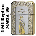 ZIPPO（ジッポーライター）1941レプリカ 聖母 マリア SG シルバー/ゴールド画像