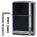 ZIPPO/クラシカルデザイン　ZIPPOロゴ　#200クロームサテーナ　ブラック　200CD-Z画像