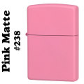 zippo(ジッポーライター)Pink Matte ピンクカラーマットジッポー #238画像