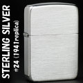 zippo(ジッポーライター) 純銀 スタ－リングシルバ－ ジッポ 1941レプリカ NO.24画像