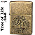 ZIPPO(ジッポーライター) Tree of  Ｌｉｆｅ　アンティーク・ブラス　＃29149画像