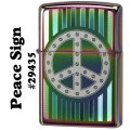 zippo(ジッポーライター)Peace Sign （ピースサイン）Rivet スペクトラム画像