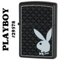 zippo(ジッポーライター)Playboy Bunny Logo プレイボーイ 29578 Black Matte画像