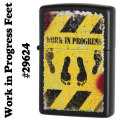zippo (ジッポーライター) Work in Progress Feet #29624 Black Matte画像