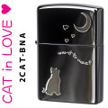 zippo(ジッポーライター猫)新キャットシリーズ・ブラックニッケル（A）画像