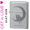 zippo(ジッポーライター猫)新キャットシリーズ・シルバーサテーナ（B） 2CAT-SSB画像