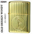 zippo(ジッポーライター)OLD DESSIGN オールドデザイン ウィンディ ガール 金メッキ シンプル画像