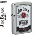 ZIPPO/Jim Beam 49325ブラッシュドクローム画像