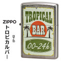 zippo(ジッポーライター)トロピカルバー TROPICAL BAR　ストリートクローム　エンボスプリント加工　EP-KD画像