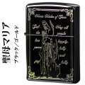 ZIPPO/聖母マリアブラック/ゴールド画像