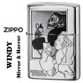 ZIPPO/人気の「WINDY」デザイン  ミラー＆ホラー WINDY  シルバーサテン MH-WINDY 画像