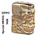 ZIPPO/スカルジャケットNGB ニッケルゴールド バレル仕上げ オイルライター ドクロ SPECIAL-SKULL-NGB画像