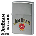 ZIPPO/Jim Beam Logo ジムビーム　ロゴ　2023モデル サテンクローム Z205-104646画像