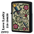 ZIPPO/Love Loyalty ブラックマット黒 2023モデル Z218-104620画像