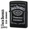 ZIPPO/Jack Daniels Black　ジャックダニエル　ブラックマット 2023モデル Z218-104641画像