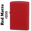 zippo(ジッポーライター)Red Matte レッドカラーマットジッポー #Z233画像