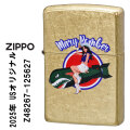 ZIPPO/USオリジナルZIPPO 2025 ガール柄 MARY BOMBER 爆撃機シンボルガール ストリートブラス プリント加工 Z48267-125627画像