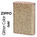 zippo(ジッポーライター)グリッター カラー Glitter color ゴールド　ZSGL-GD画像 