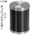 卓上灰皿　アッシュシリンダー ビッグサイズ（8.8ｃｍ）ブラック画像