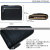 カーボンレザー 牛革 多機能 キーケース 財布 小銭 ブラック/ベージュ Maturi JAPAN  MR-505 BK/BE 画像4
