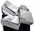 ZIPPO/スターリングシルバー925 純銀フラットトップジッポライターNo14