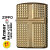 ZIPPO/ARMOR アーマー　鎧　ダイヤカット 4面彫刻　＃162ゴールドメッキ加工 162G-4CRDC画像