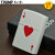 zippo(ジッポーライター) トランプデザイン ハートの エースとキング　HEART 白　ホワイト　全面塗装仕上げ　200-HEARTA画像1