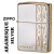 zippo アラベスクシルバー サテン仕上げ PREMIUM COLLECTION 20TT-IA 画像