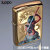 zippo(ジッポーライター)Women Sword Dragon by Mazzzi ハイポリッシュブラス #29668画像5