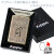 ZIPPO/大人気　猫シリーズ  アンティーク調  ブロックに猫シルエット　真鍮メッキバレル　2BIB-BLOCKCAT画像3