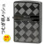 zippo(ジッポーライター)つむぎ柄メッシュ両面加工BK画像