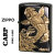 ZIPPO/Carp 鯉 ブラックニッケル エッチング金サシ ZIPPOロゴ入り 2BKG-CARP画像