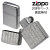 zippo(ジッポーライター)メタルプレート 2MP アラベスク （D） 細密エッチング の メタル貼り画像3