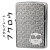 zippo(ジッポーライター)フクロウ メタルプレート貼り ブラッシュクローム画像