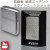 zippo(ジッポーライター)フクロウ メタルプレート貼り ブラッシュクローム画像2